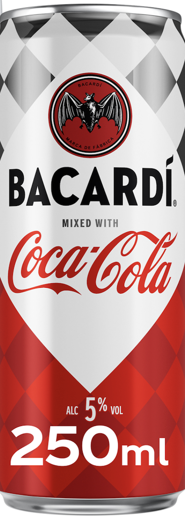 Rhum Bacardi Coca-Cola 5% - ct