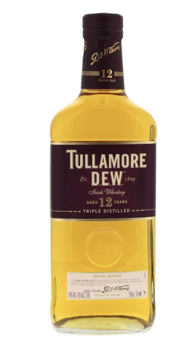 Tullamore Dew 12 Years 40°.