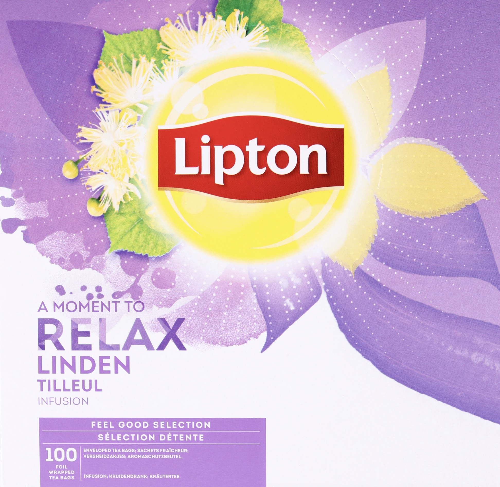 Lipton Thé Tilleul 100 pièces