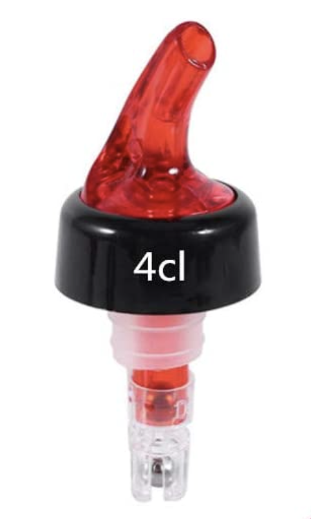 Doseur Alcool - Rouge - 4 Cl