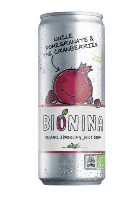 Bionina Uncle Pomegranate & Cranberries 24 x 33cl - ct