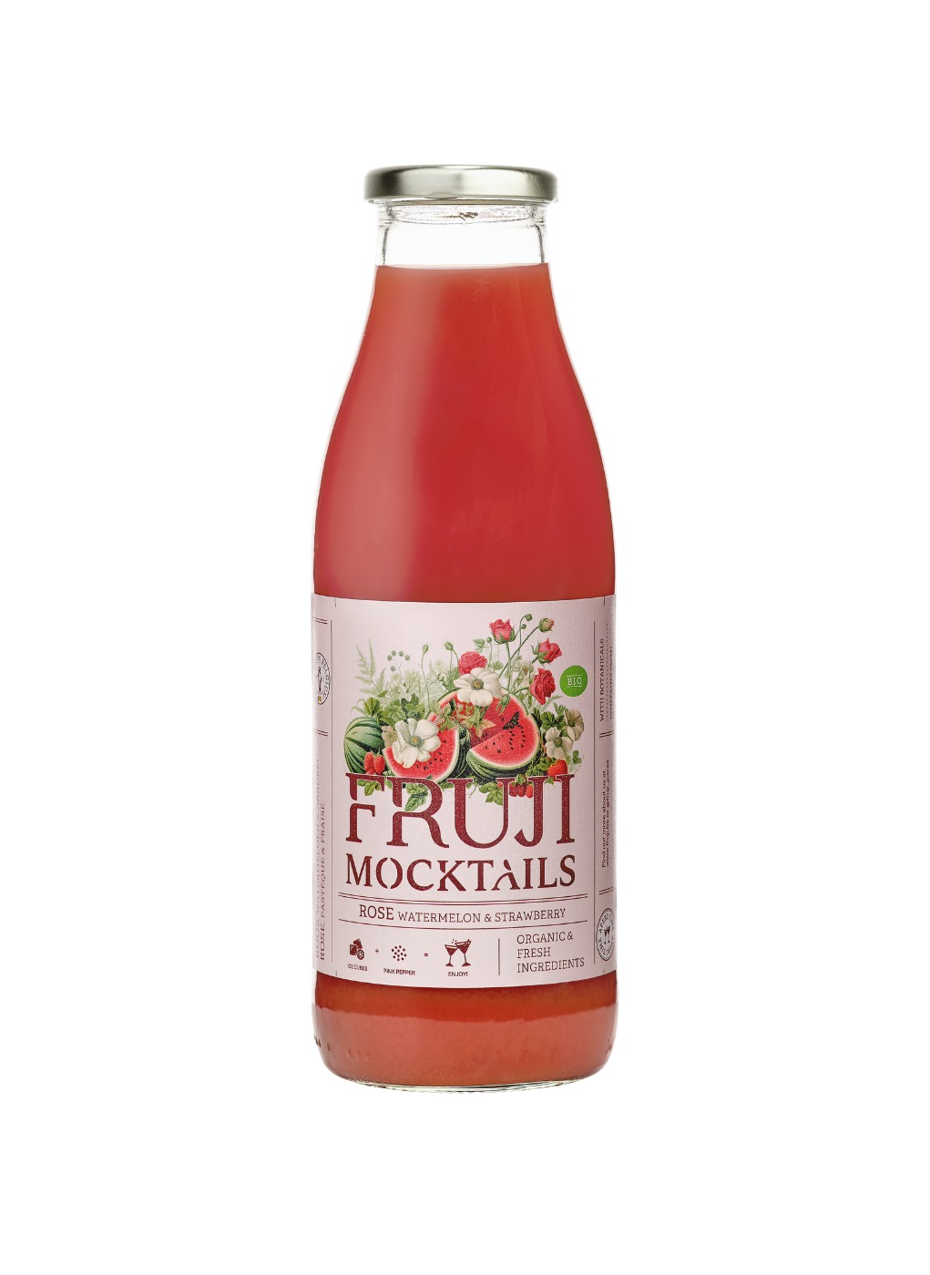 Fruji Mocktail Rose Pastèque Fraise OW