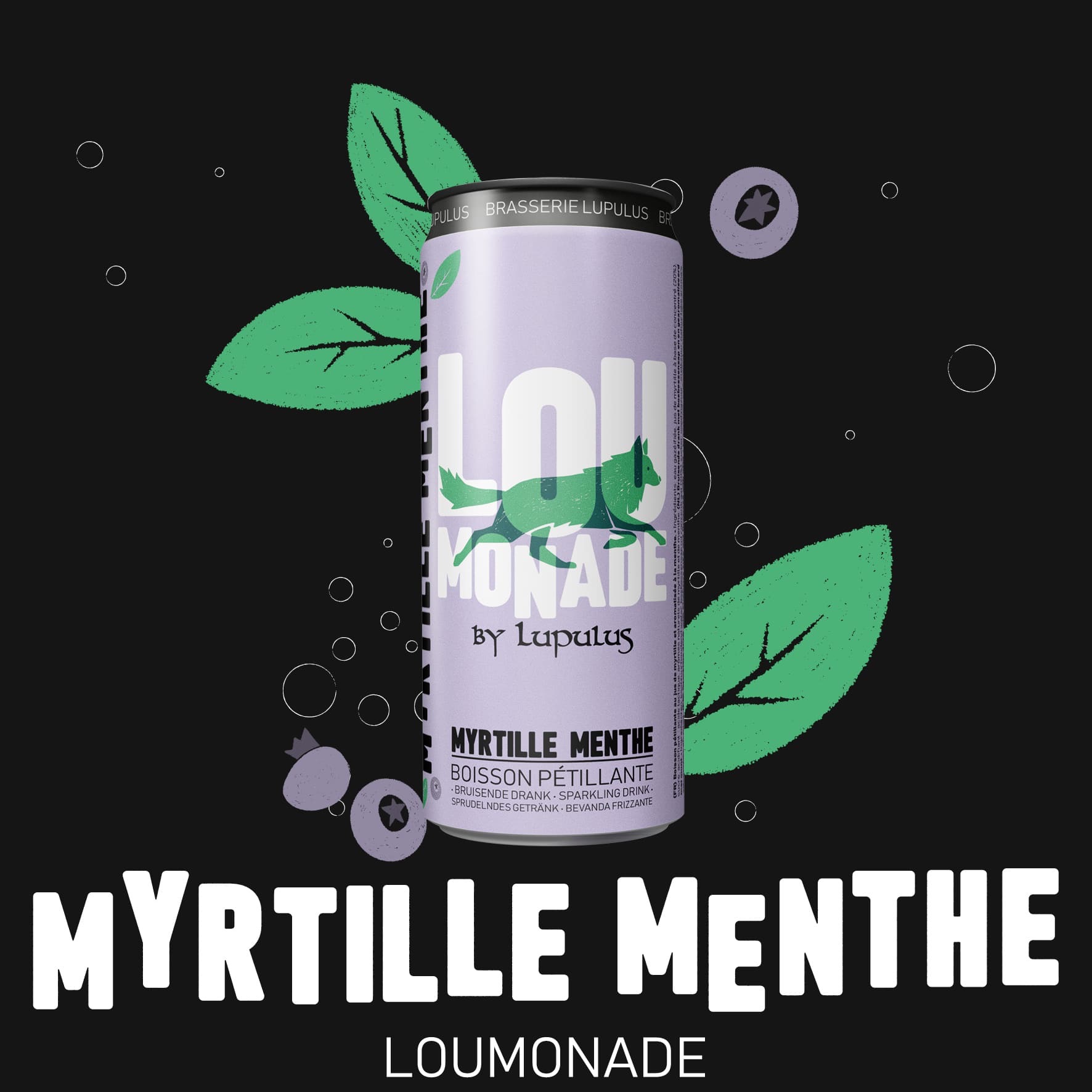 Lupulus Loumonade Mrytille Menthe - ct