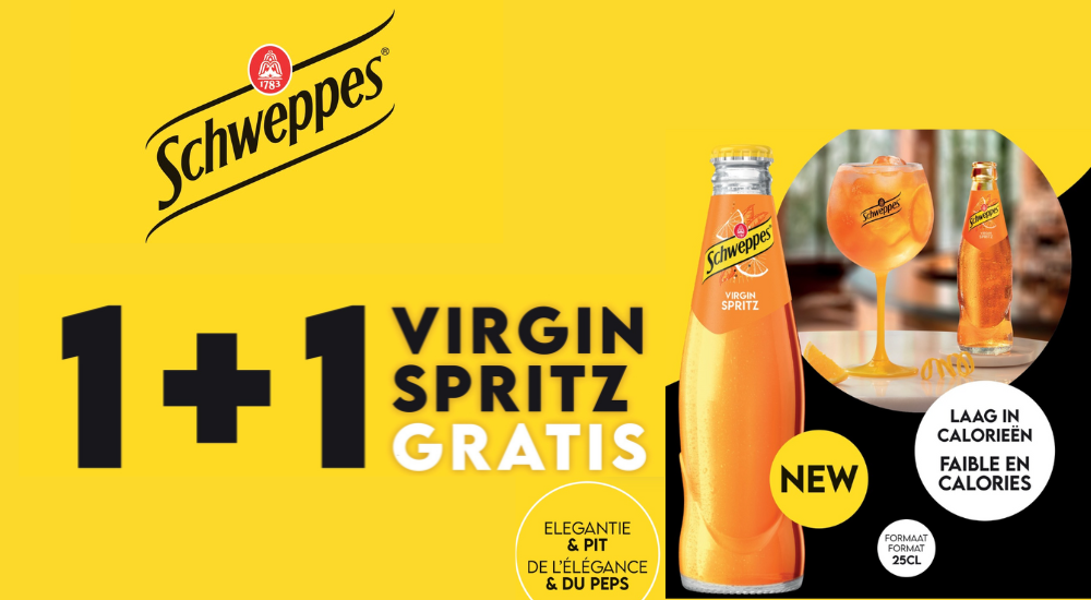 PROMO Schweppes Spritz 1 + 1 GRATUIT