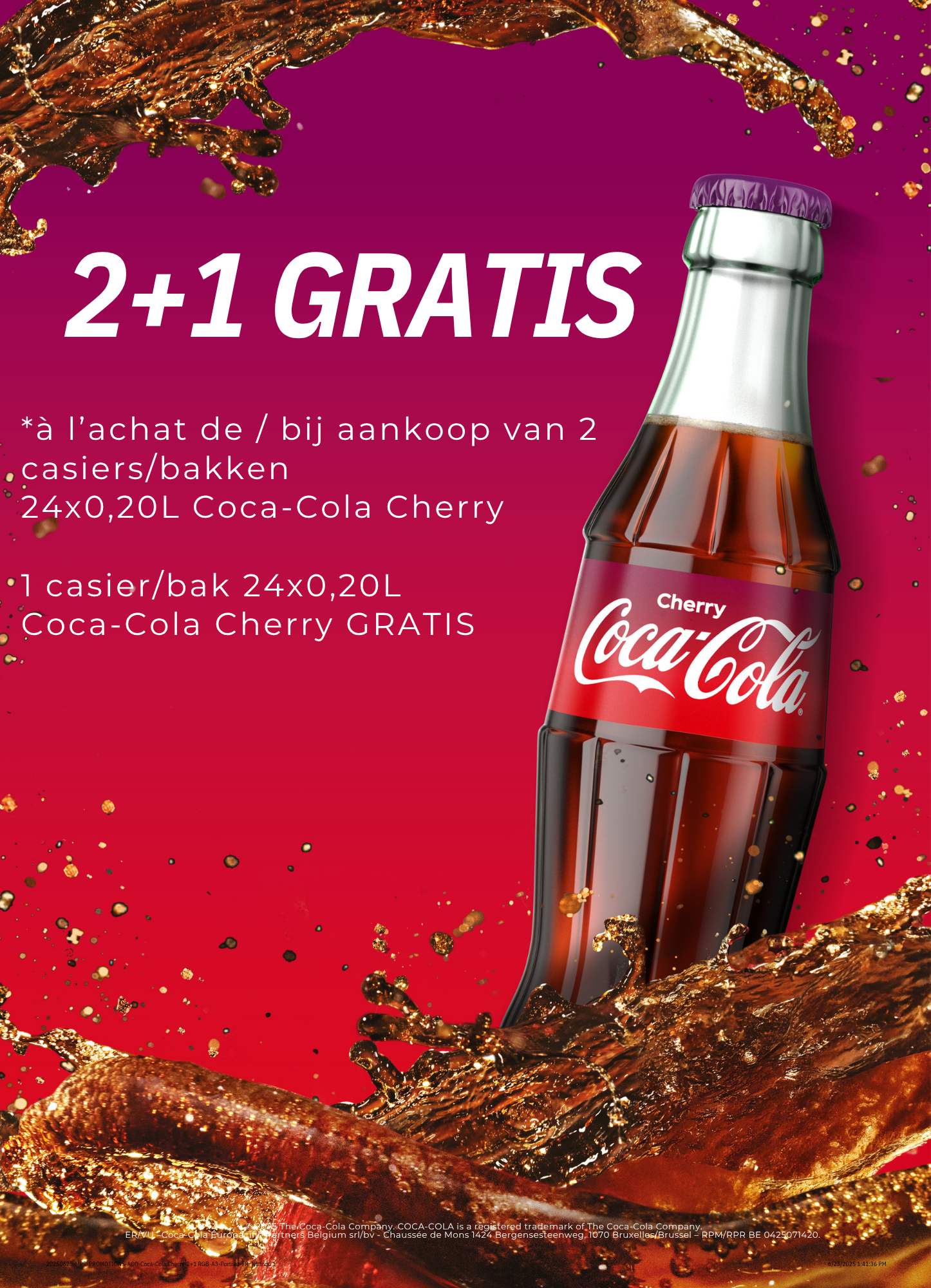 Promo Coca-Cola Cherry 2+1 GRATUIT