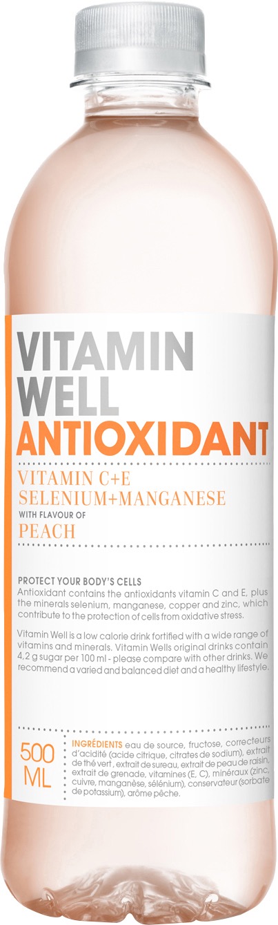 Vitamin Well Antioxidant Pêche - pl