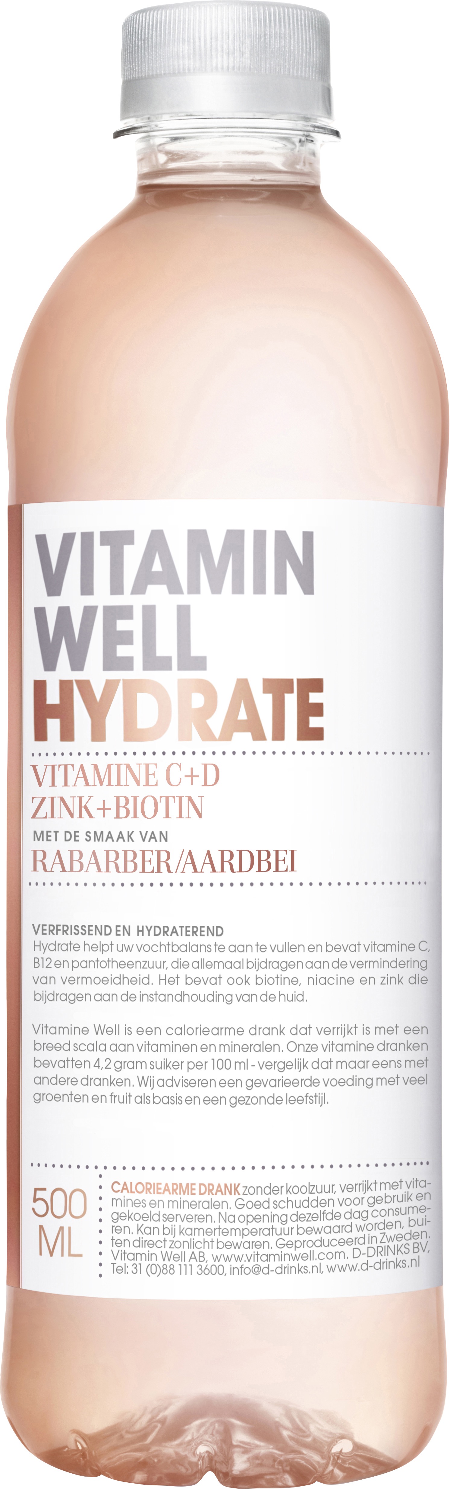 Vitamin Well Hydrate Rhubarbe/Fraise - pl