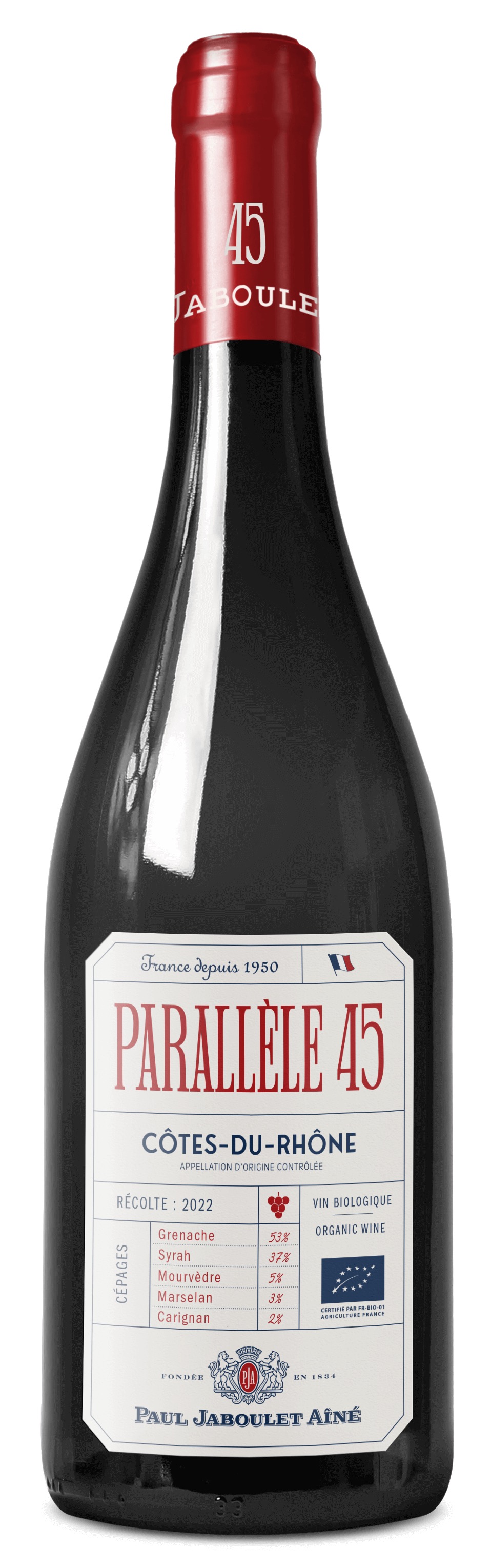 Paul Jaboulet Parallèle 45 Bio - btl